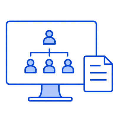 AI社員チームを設計するイメージ